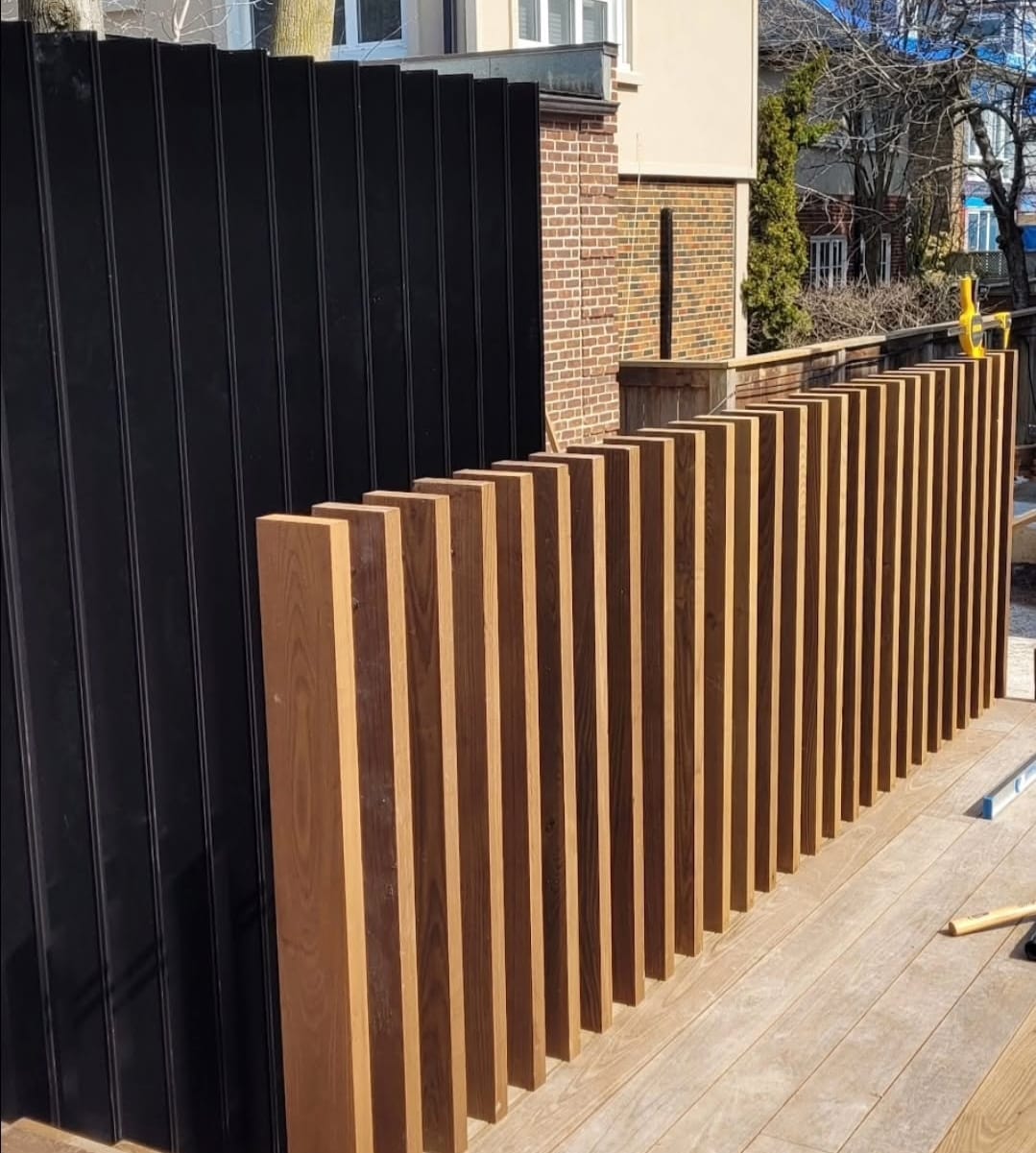 Thermally modified wood decking