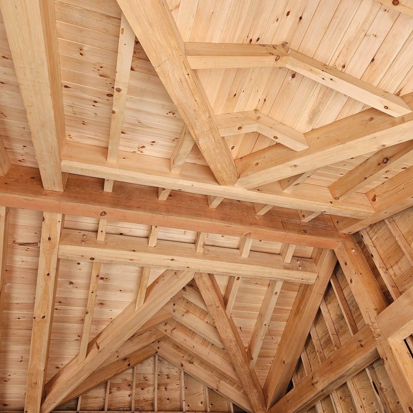 Timber frame pavilion, Rosedale project