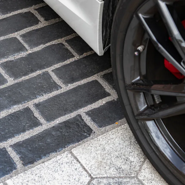 Paver driveway — St Clarens Ave
