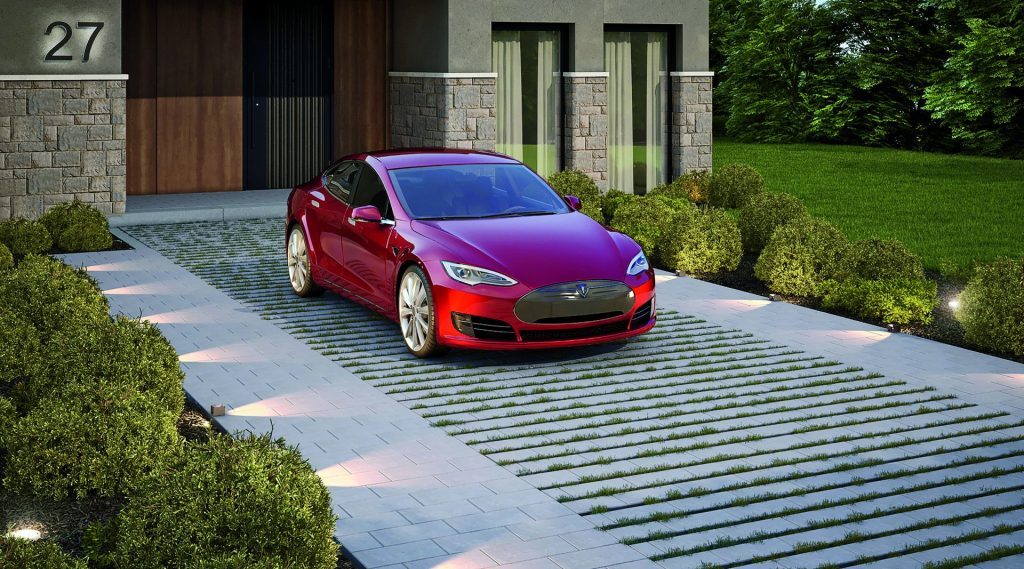Permeable driveway